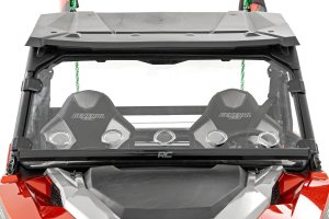 Polaris General XP 1000 Deluxe Ride Command Edition Windshield - Rough Country - Vented, Scratch Resistant - 2022